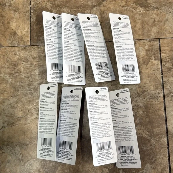 (8 Count) B.Pure Hydrating Night Lip Mask Hyaluronic Acid Vitamin E bpure 💋✨ - Picture 2 of 2